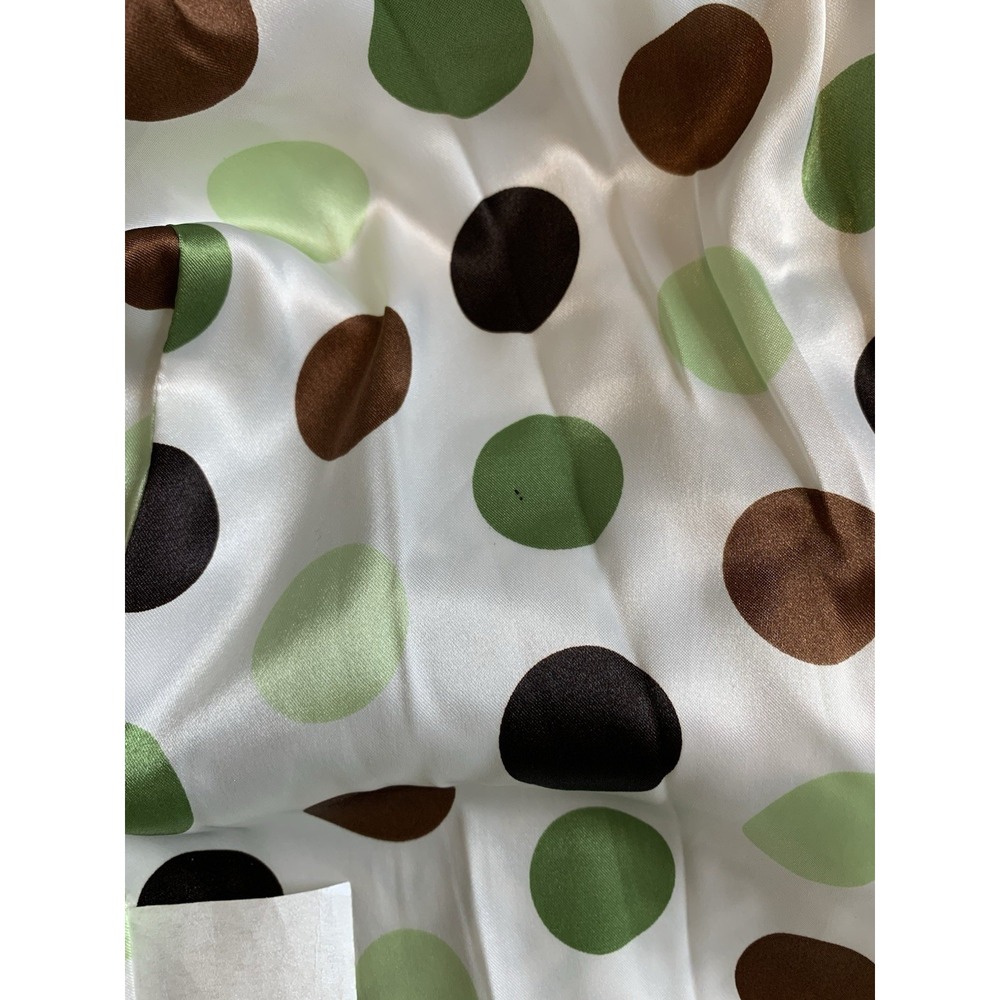 Vintage 3 Sisters Womens 1 Button Jacket Sz Small Green White Retro 70s Inspired - Picture 12 of 12